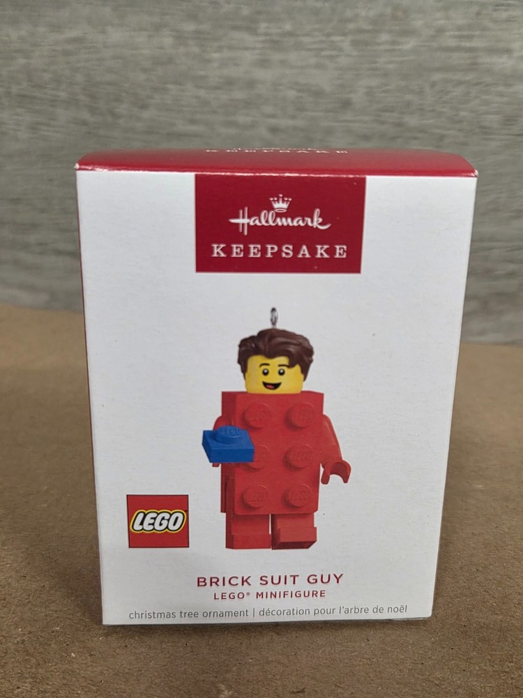 HALLMARK 2025 BRICK GUY SUIT LEGO MINIFIGURE ORNAMENT SOLD OUT!!!