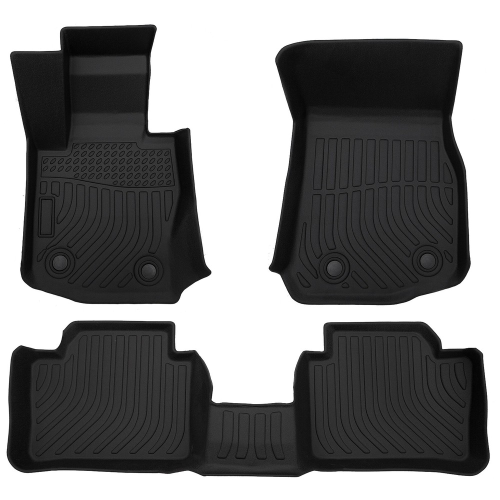 Weather FloorLiner Mats for BMW 4-Series Coupe with xDrive 2014-2019 Black