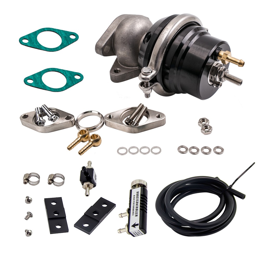 30 psi Aluminum Adjustable Manual Turbocharger Wastegate Boost Controller Kit