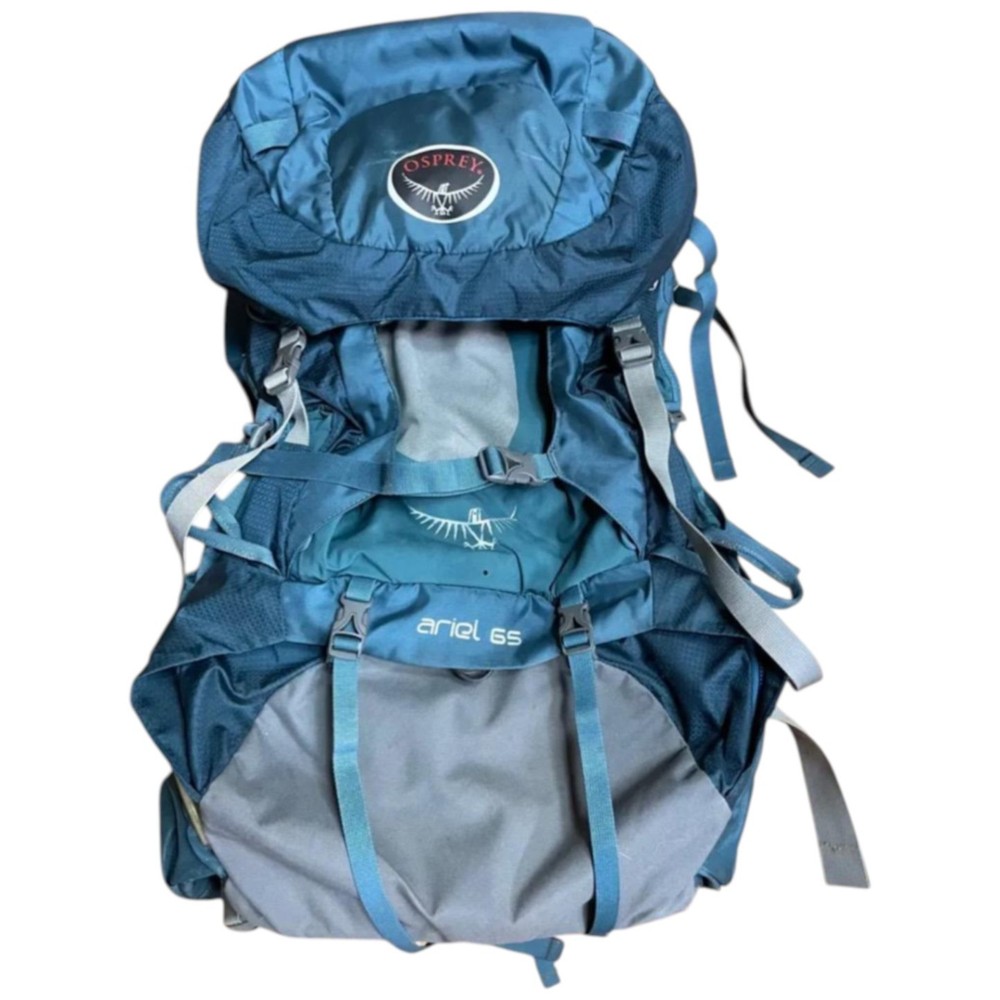 Osprey Ariel 65 Hiking Backpack 62L Deep Sea Blue Pre-Owned Japan Import