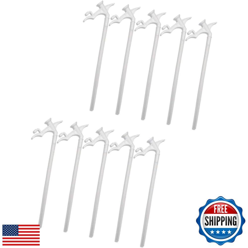 10-Pcs Clear Spray Foam Replacement Tubes with Quick-Connect Nozzles for Insulation Projects