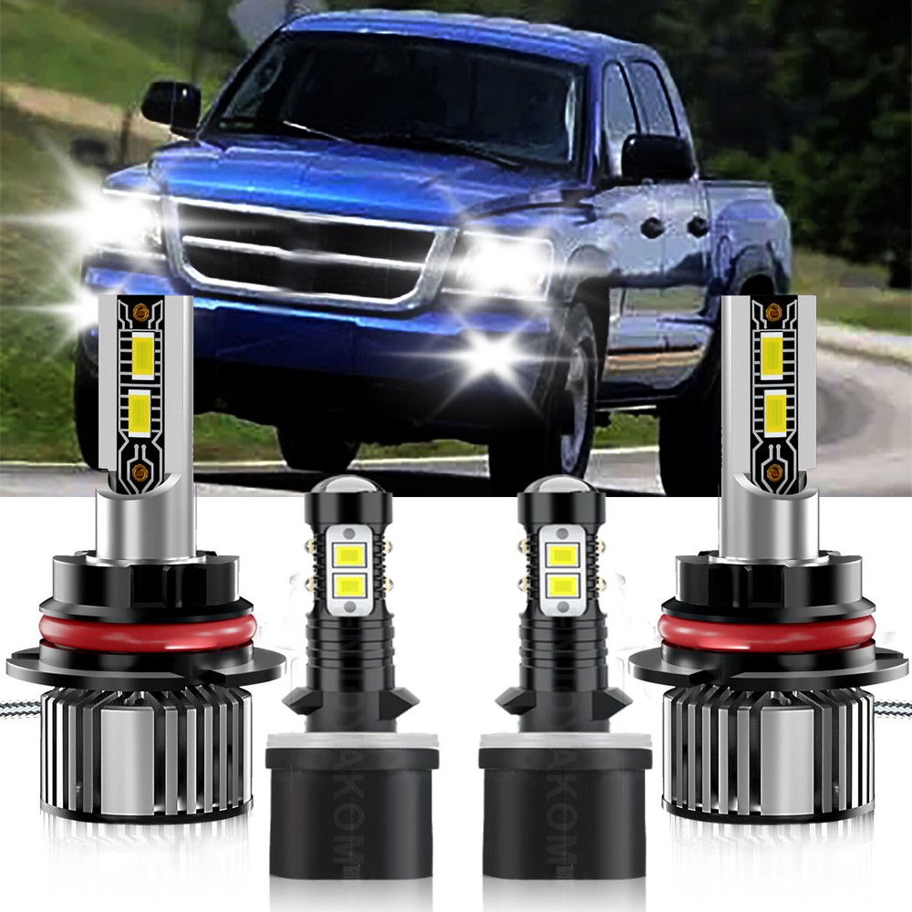 1997-2000 Dodge Dakota 9007HB5+880 LED Headlight & Fog Light Kit 6500K White