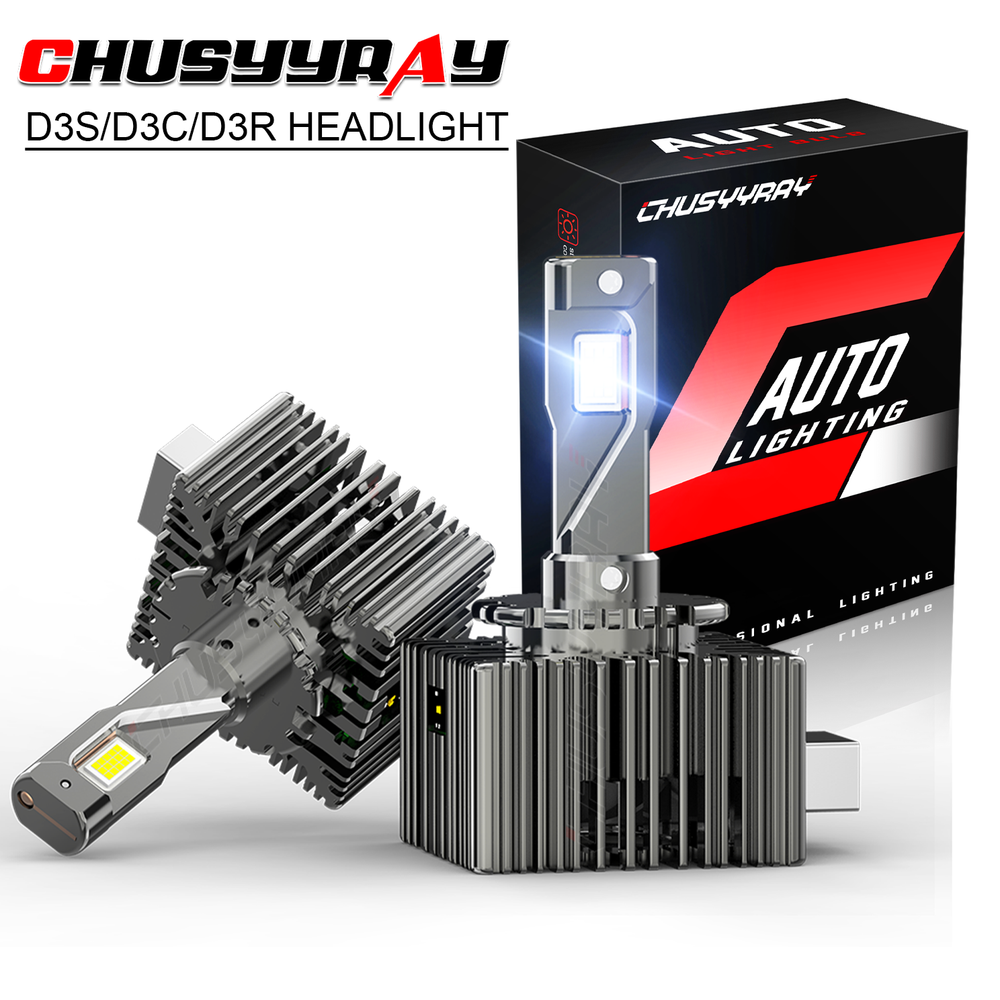 2x D3S D3R LED Headlight Bulbs 180W 20000LM 6000K White HID Kit