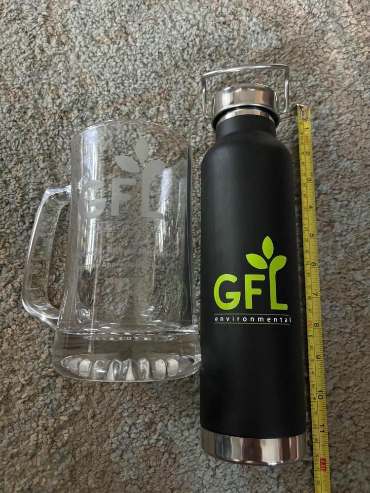 GFL ENVIROMENTAL COMPANY Travel Tumbler Mug Cup Beer Mug Employee Appreciation