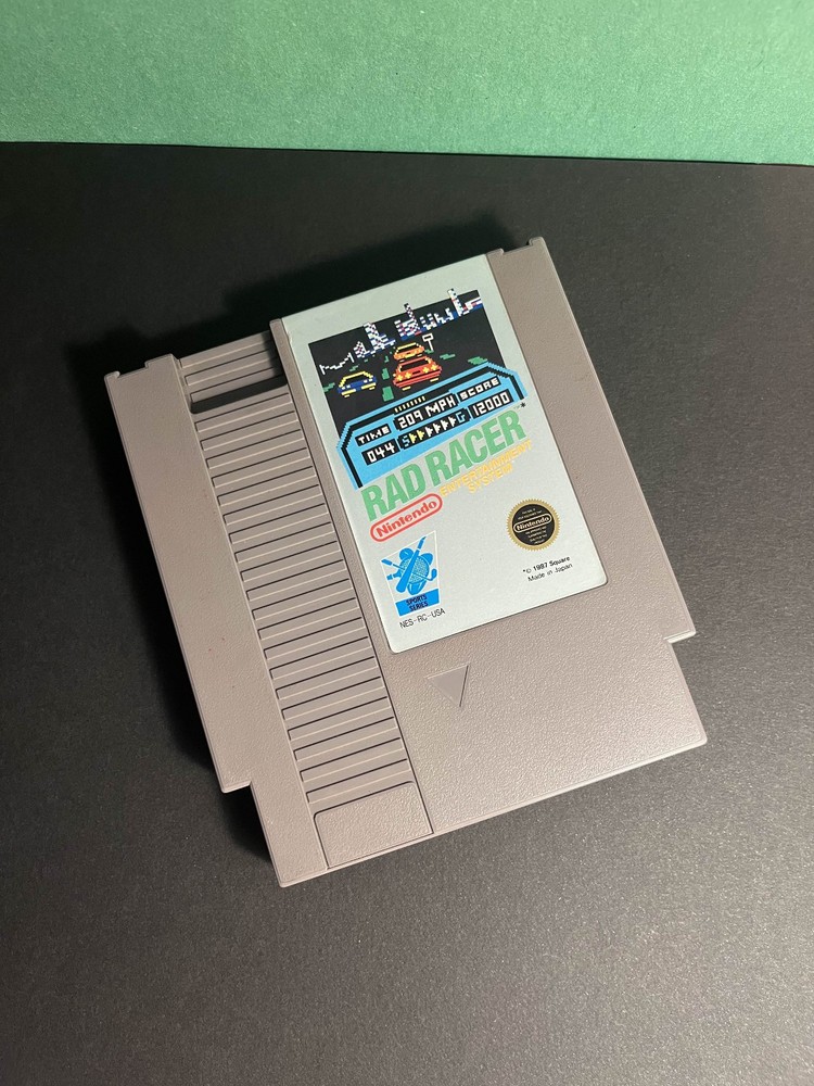 NES Rad Racer 1987 - Cartridge Only Tested & Working