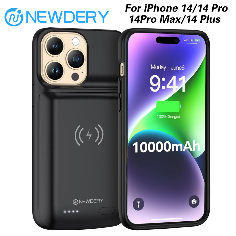Wireless Charging Power Bank Case for iPhone 14 14 Pro 14 Pro Max Cover