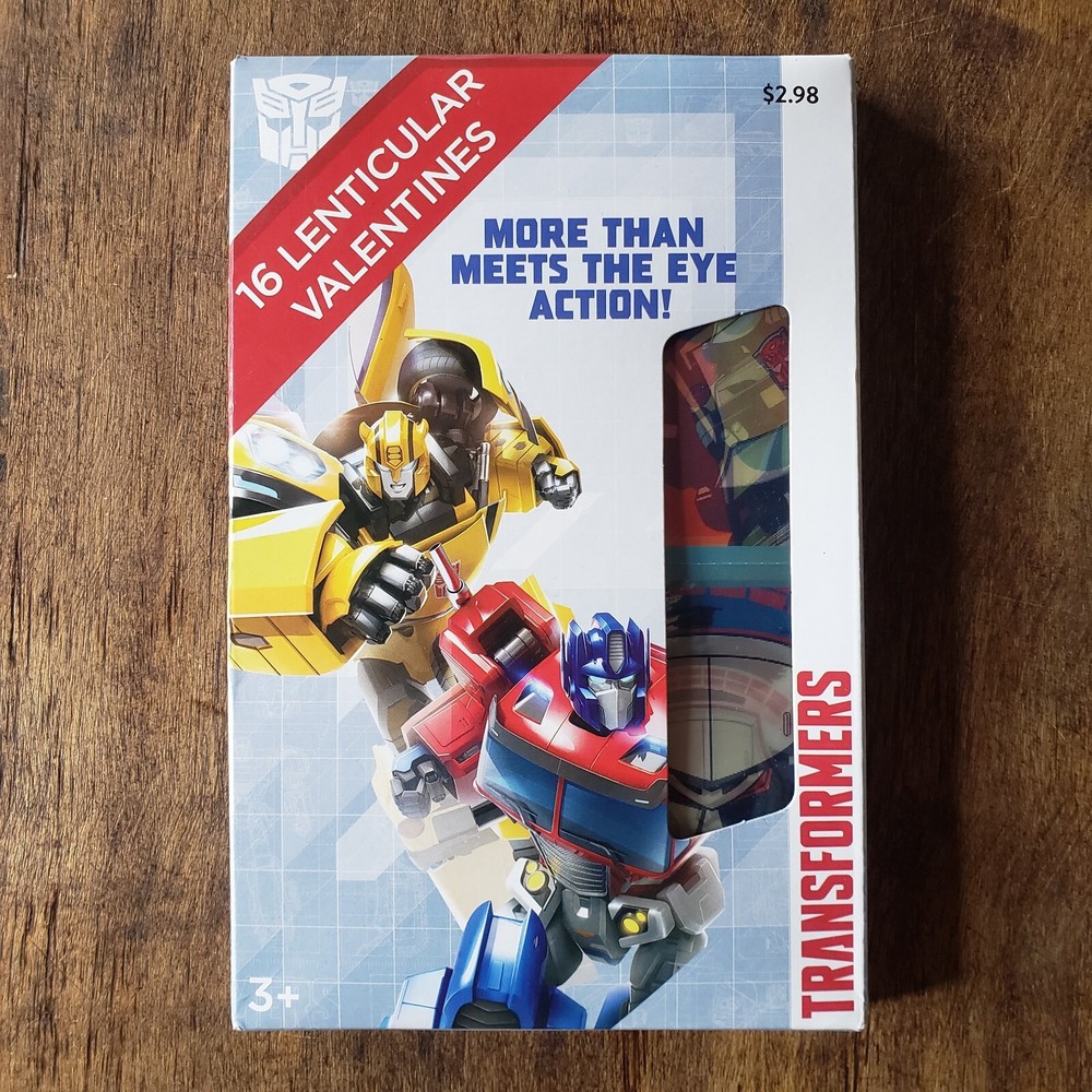 NEW Hasbro Transformers 16 Lenticular Valentine's Day Cards Toy Prime Buzz 2023-image
