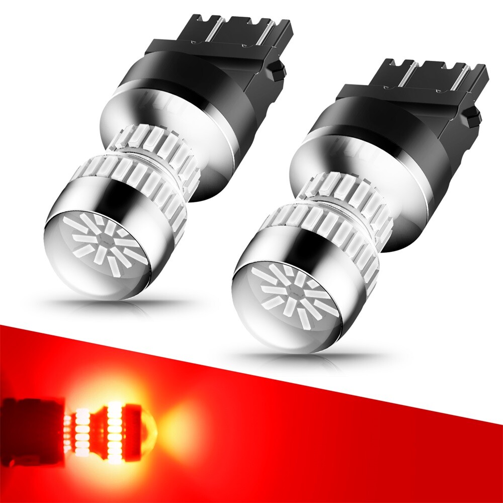 High Power Red Brake LED Tail Light Bulbs 3057 3157 3357 4057 4157 SMD  