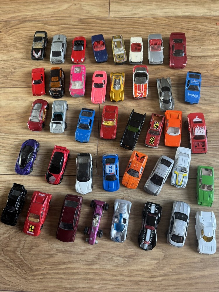 Job Lot 40 Vintage Corgi Matchbox Lesney Hotwheels Maisto Toy Cars Die Cast (2)