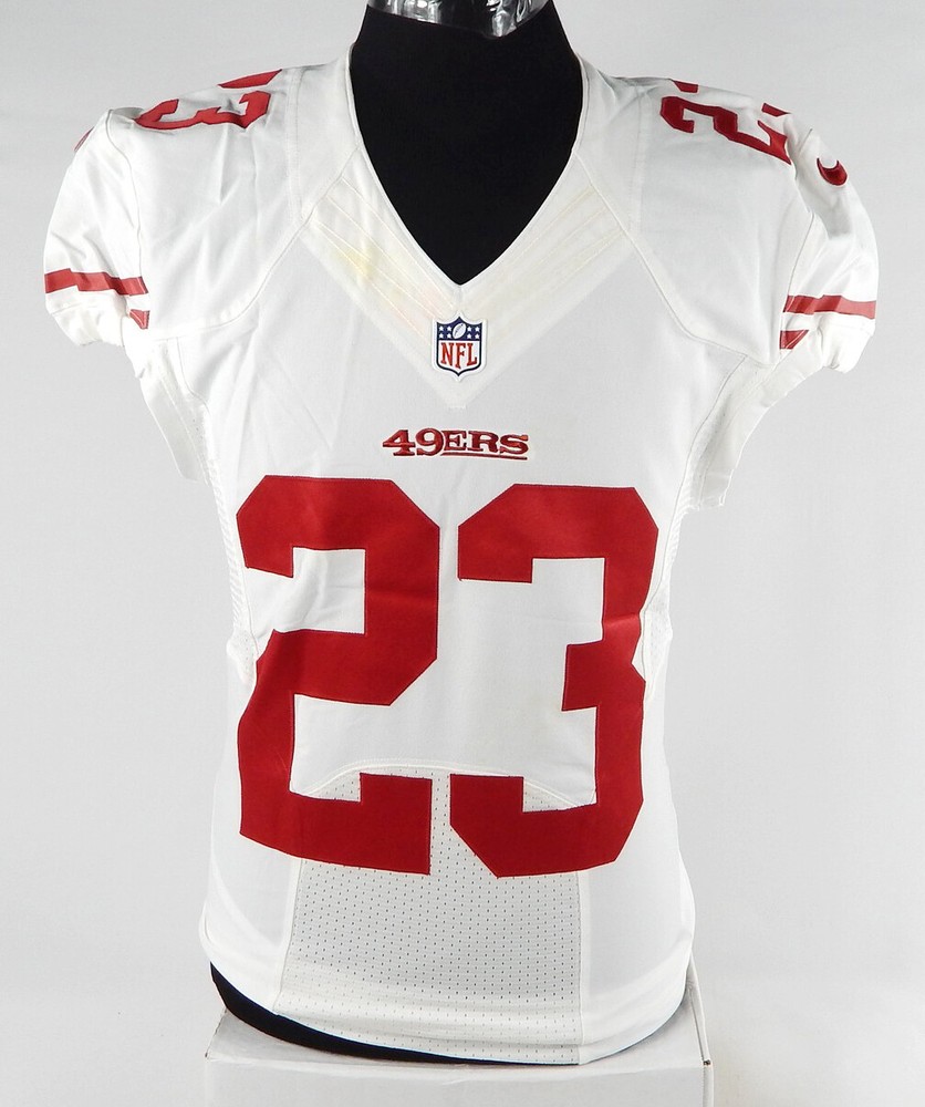 2015 San Francisco 49ers #23 Game Used White Jersey 40 742