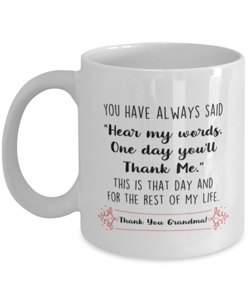 Personalized Mother's Day Mug for Grandma Grandson - Heartwarming Gift