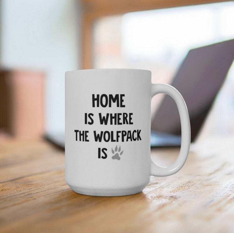 Custom States Home Is Where The Wolfpack Is Mug College Gift