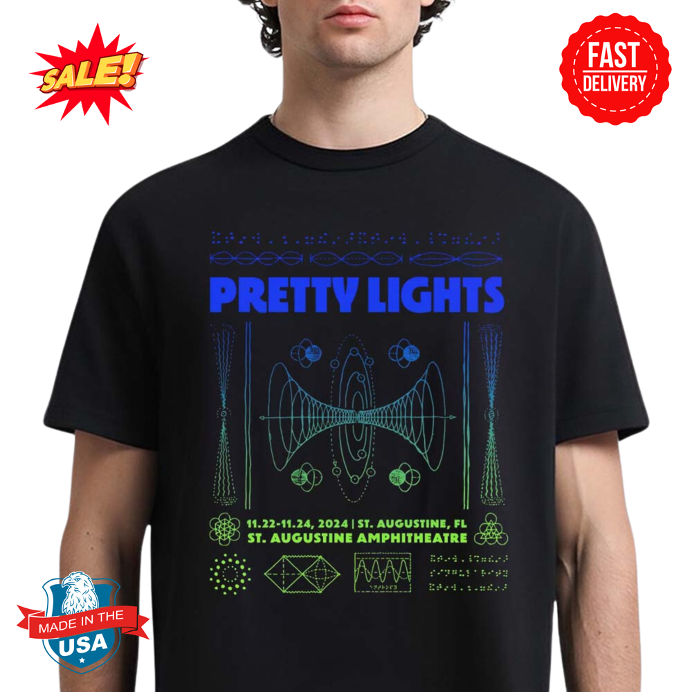 Pretty Lights Merch Tee In St Augustine Florida On November 22 To 24 T-Shirt