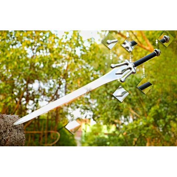 He Man Power Sword Replica Masters Of The Universe With Leather Sheath