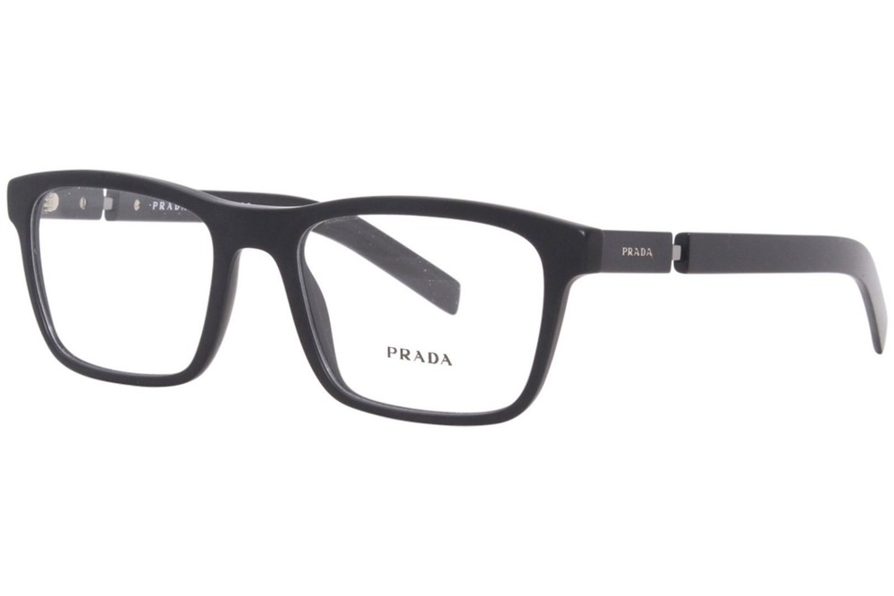 Prada VPR 16X 1B0-1O1 Black 55mm Eyeglass Frames New 42mm