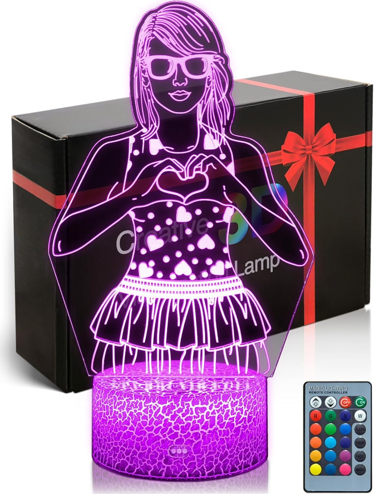 Heart Hands 3D LED Mood Lamp, Perfect Gift for Art Lovers & Birthday Illusions