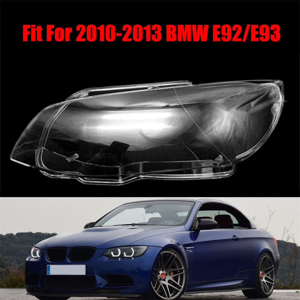 Headlight Headlamp Clear Lens Left Cover Fit For 2010-2013 BMW E92/E93 1Pcs