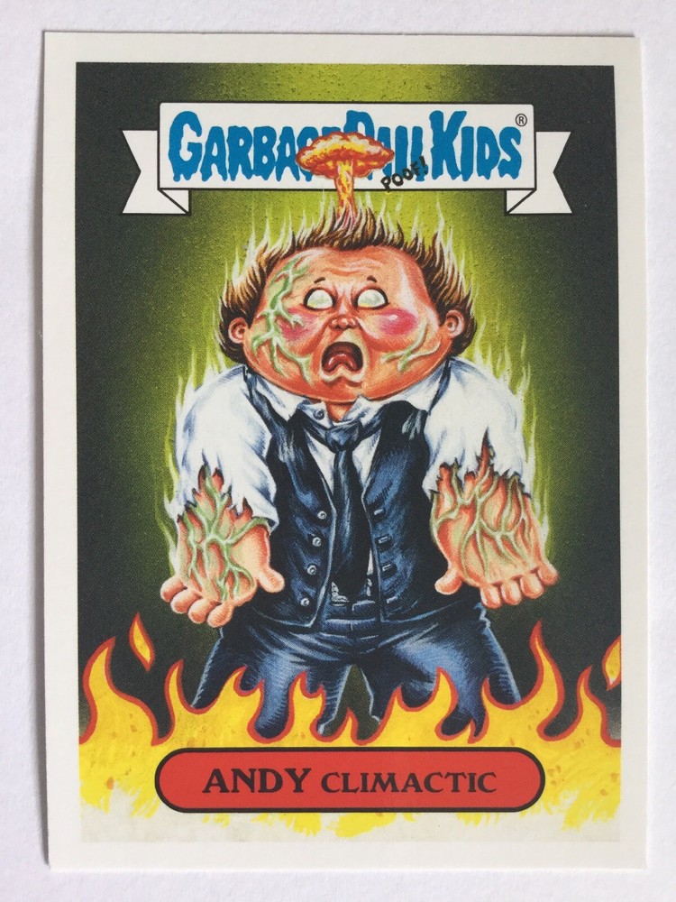 Garbage Pail Kids Sticker Revenge Of Oh The Horror-Ible 14b Andy Climatic Cult