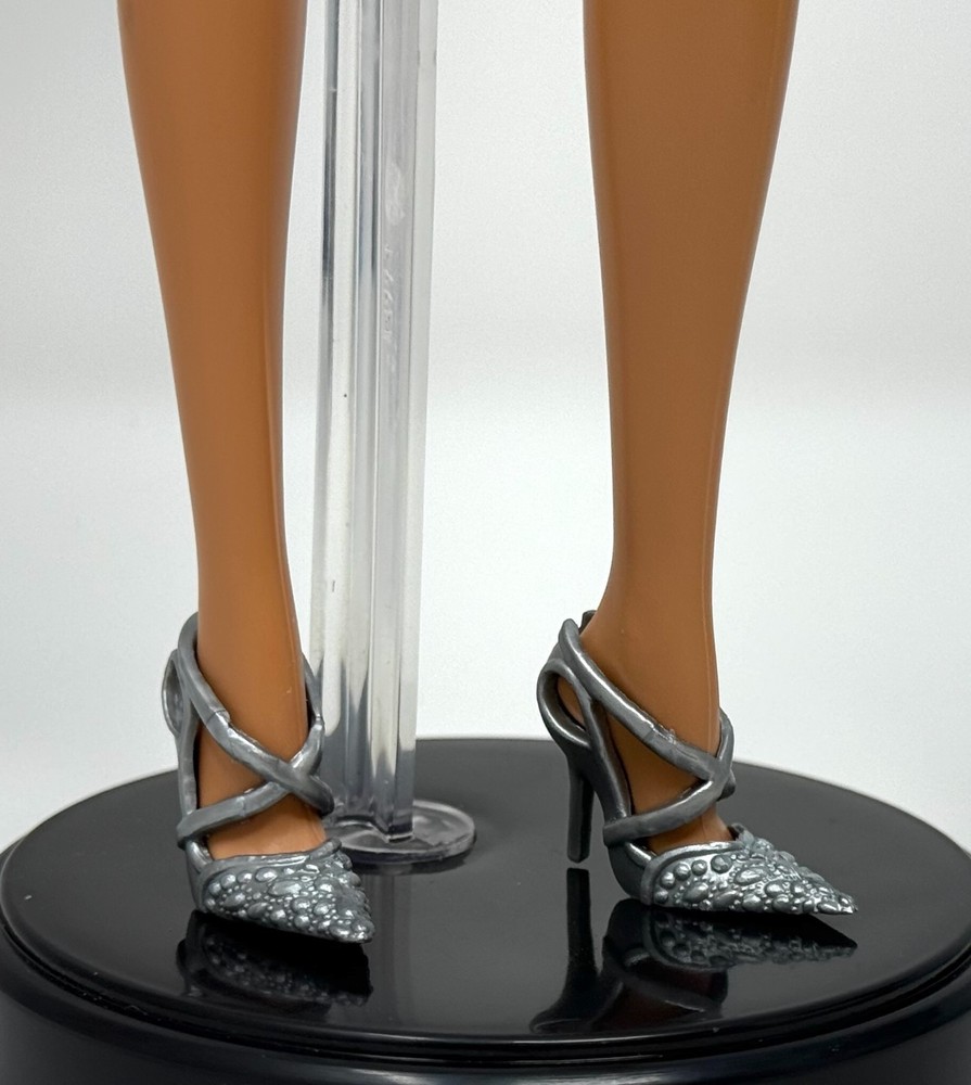 Barbie A Tribute to Fashion #2 Model Muse Doll Outfit Shoes Silver Stiletto Heel