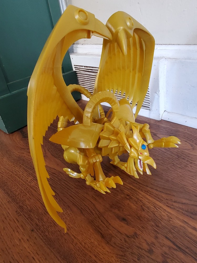 Kazuki Takahashi 1996 YuGiOh Winged Dragon of RA 12-inch Gold Model Figure  