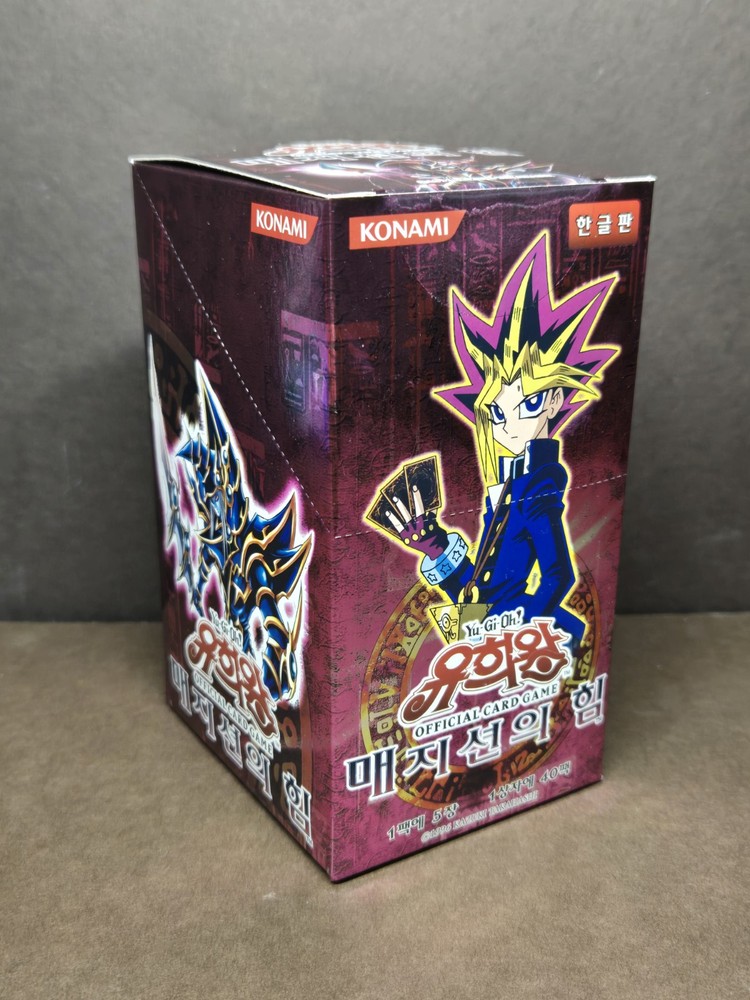YuGiOh Magician's Force Korean Booster Box 40 Packs Sealed