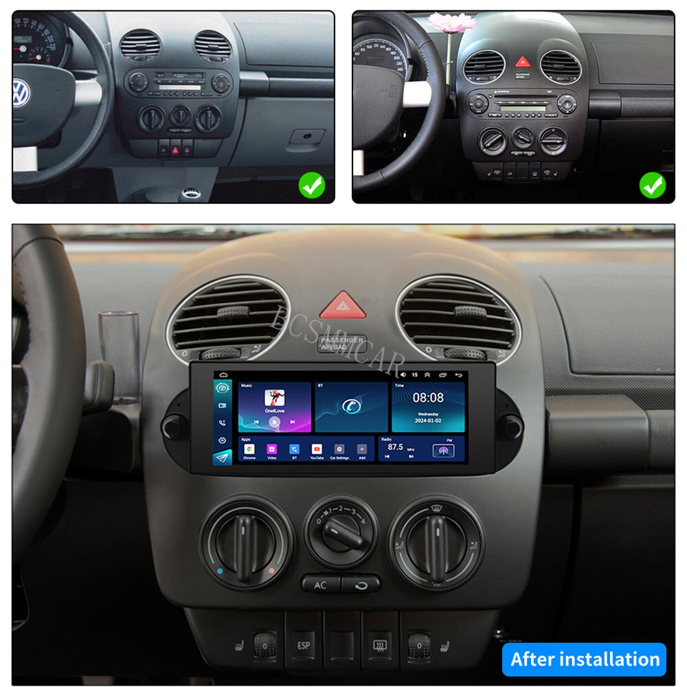 Fit For Volkswagen Beetle 2006-2010 Touch Screen Car Radio GPS For Apple Carplay