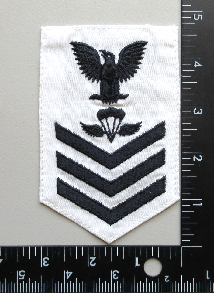 ⭐U.S. NAVY 1ST CLASS PETTY OFFICER PARACHUTE RIGGER RANK RATE MILITARY PATCH
