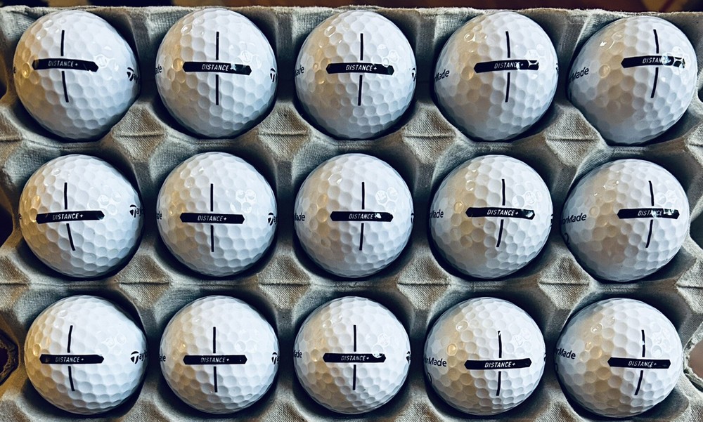 15 MINT AAAAA TaylorMade Distance+ golf balls.