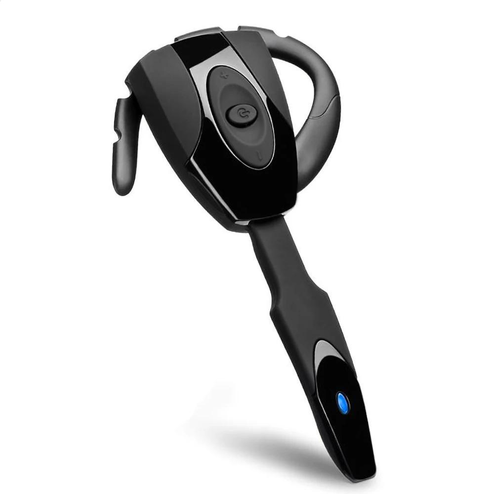 Wireless Trucker Bluetooth Headset with Dual Mic Noise Cancelling Earbuds