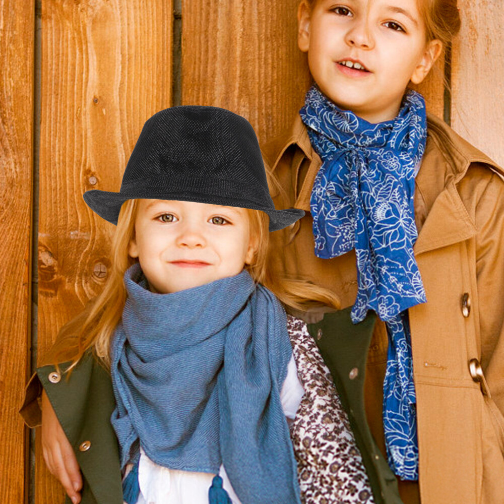 Magician Costume Fedora Hat for Kids Halloween Party Dress Up