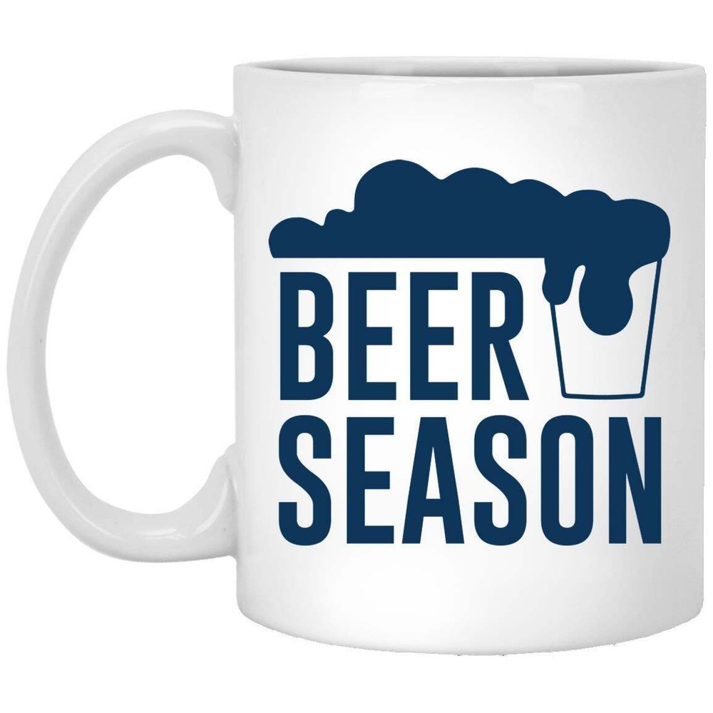 Beer Season Beer Mug Gift Funny Beer Mug Coffee Mug Gifts For Him And Her
