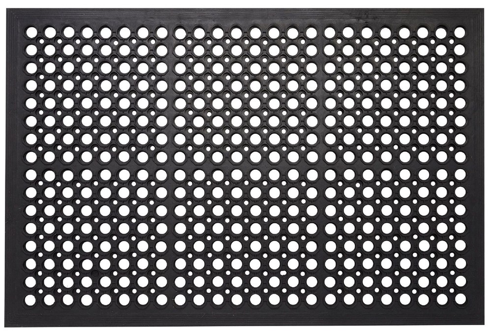 Anti Fatigue Rubber Floor Mat Non-Slip Restaurant Mat for Floors Bar Drainage...