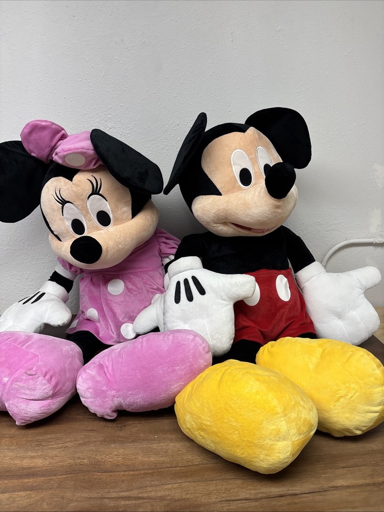 Disney Store  Mickey & Minnie  Mouse Giant Jumbo 48