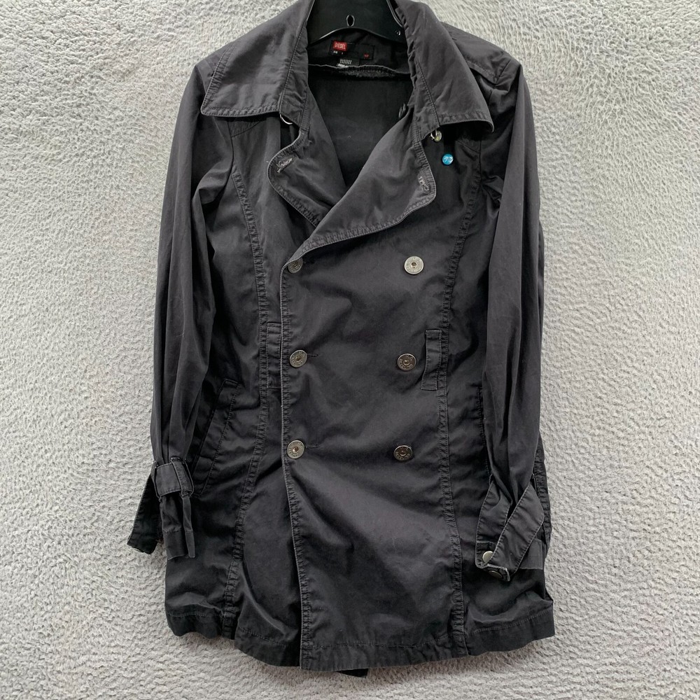 DIESEL Jacket Womens Small Top Black