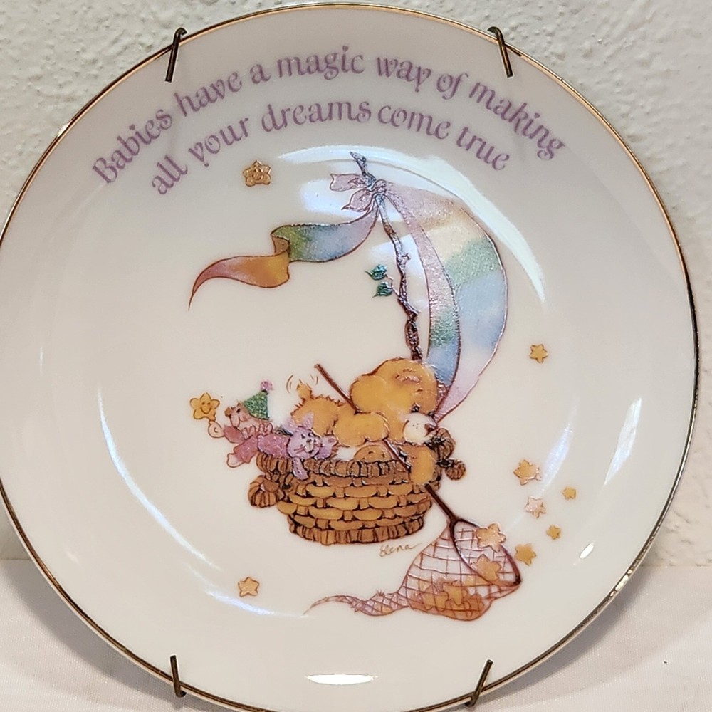 Care Bears Funshine Bear American Greetings Decorative Porcelain Plate 6.5