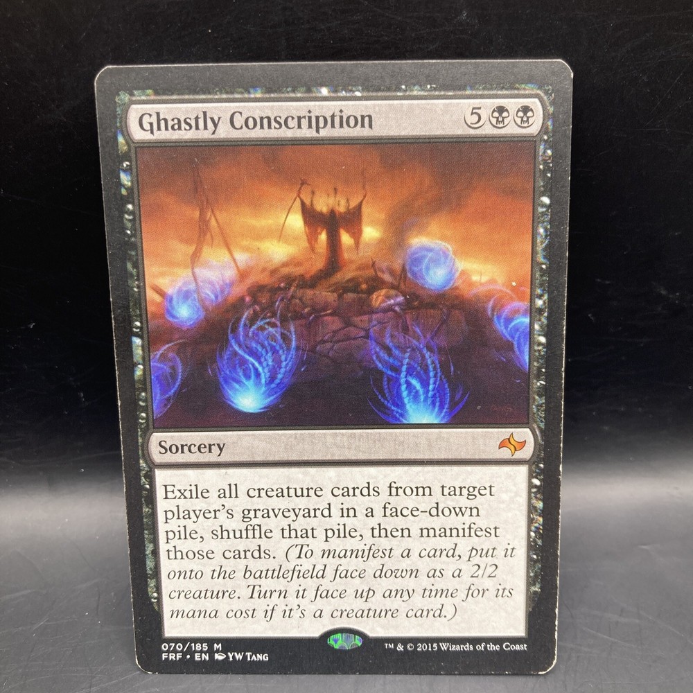 Ghastly Conscription Fate Reforged MTG Card
