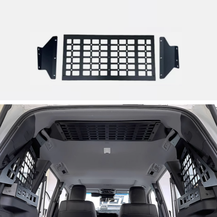 Car Storage Roof Molle Panel Shelf For Toyota Land Cruiser Prado LC250 2024-2025