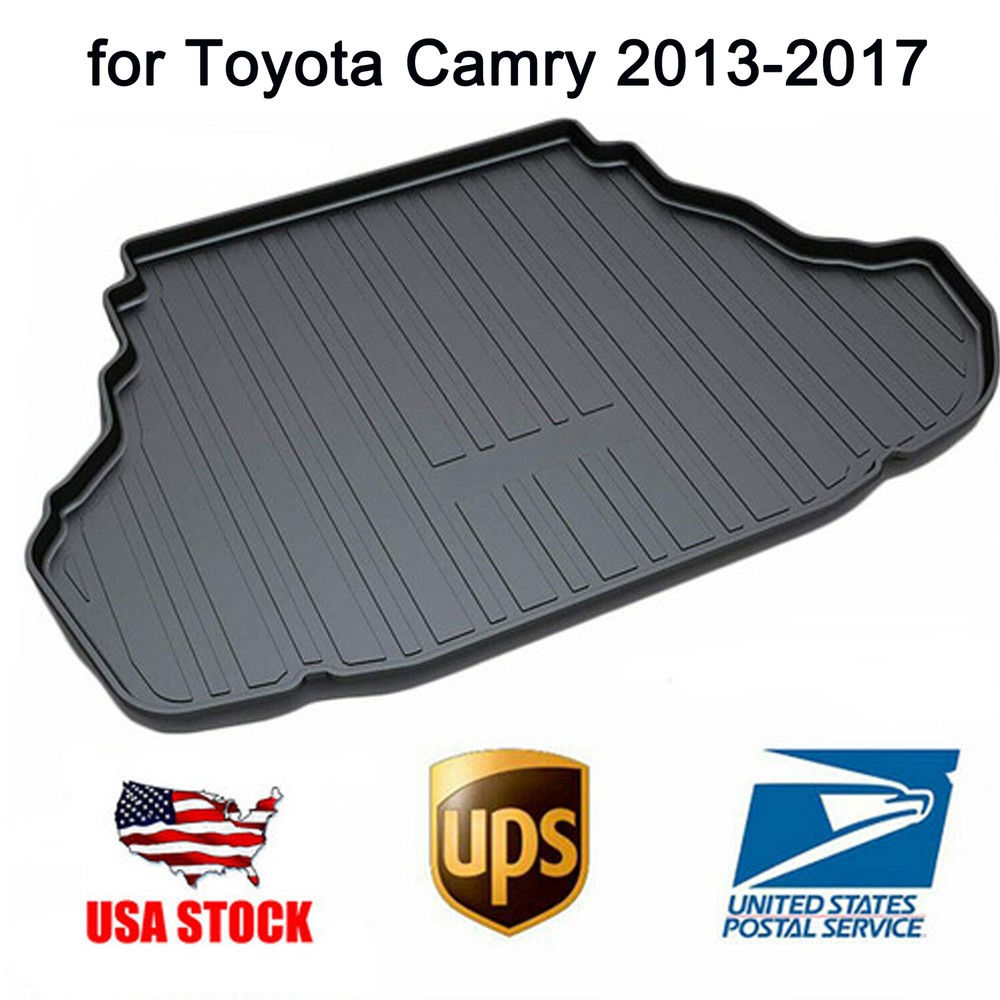 2013-2017 Toyota Camry Black TPO Trunk Liner & Floor Mats