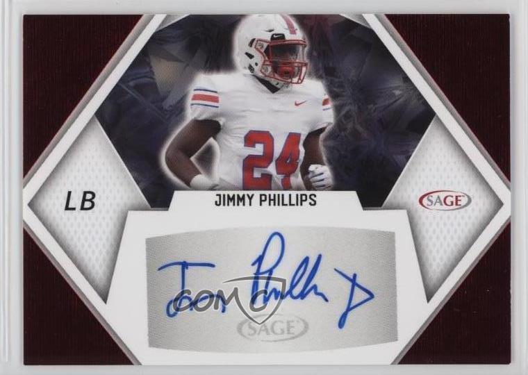 2023 SAGE High Series Auto Red Jimmy Phillips Jr Jimmy Phillips #A-JP2 Auto