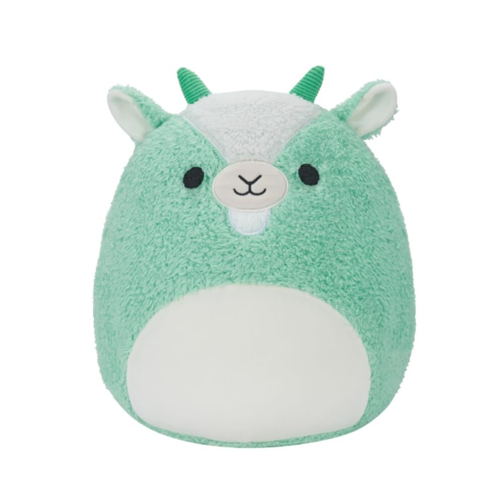 Squishmallows 12-Inch Fuzz-A-Mallows Palmer The Goat Plush Toy