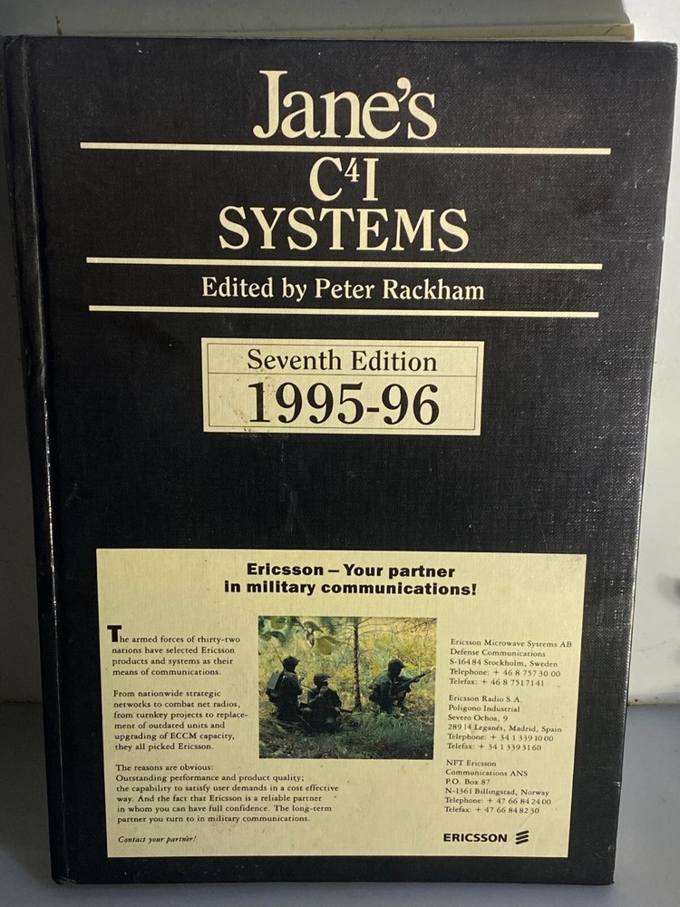 Janes C4I systems seventh edition 1995-1996 Peter Rackham military equipment