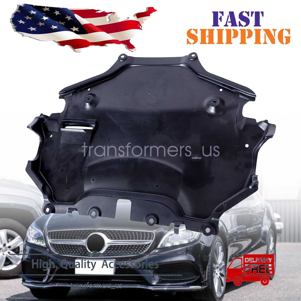 For 13-16 Mercedes-Benz E400 CLS400 Under Engine Forward Splash Shield Guard