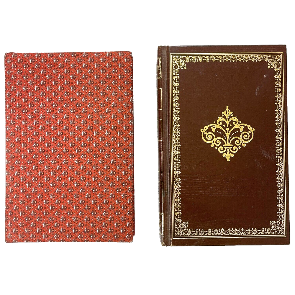 Anything Book 2 Vtg Hardcover Blank Journal Lot Diary Ruled &  Uh-Ruled 1980s