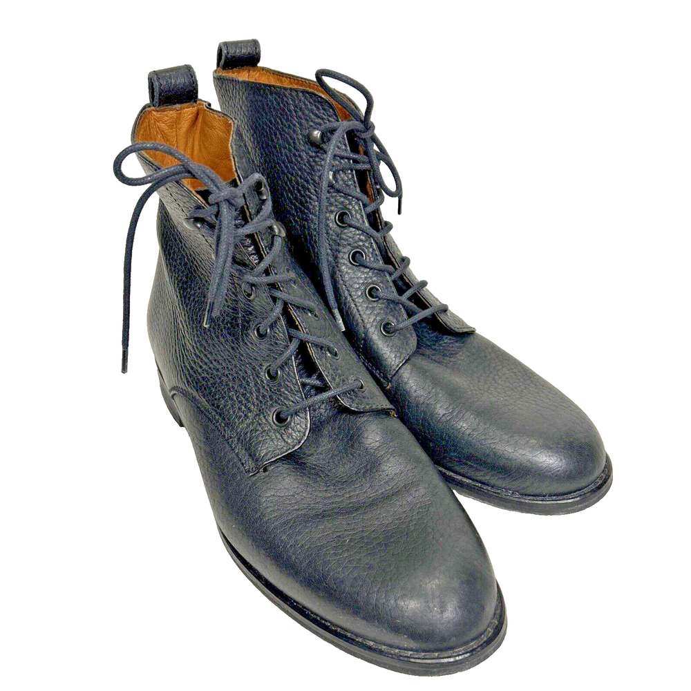 Madewell Black Lace-Up Ankle Boots for Women in Size 9