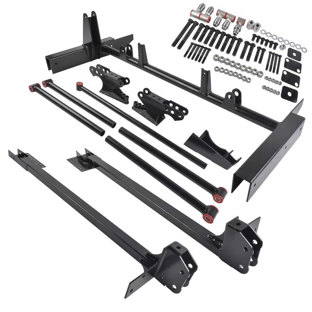 For 1962-67 Chevy Chevy II Nova Rear Parallel 4-Link Kit w/ Subframe Connectors