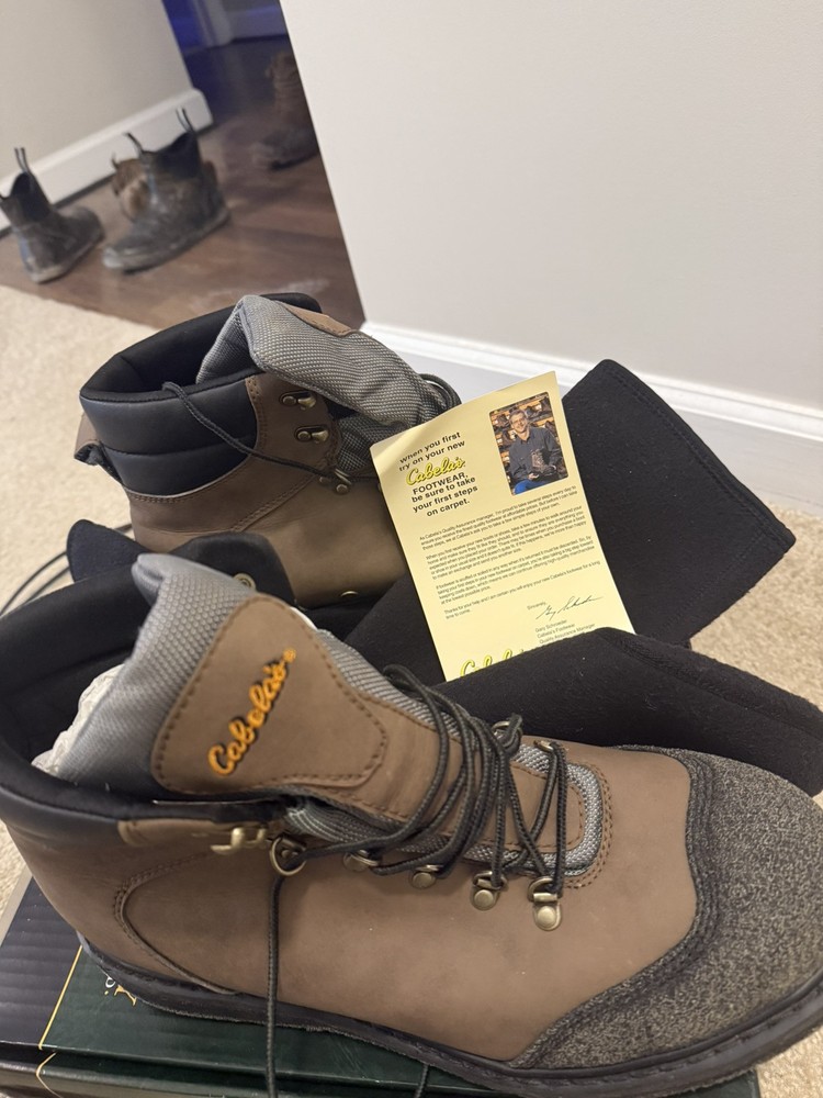 Cabela’s Felt Wading Boots Size 13