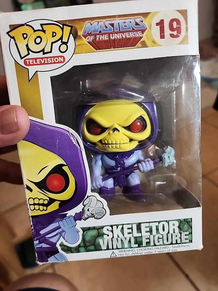 Funko Pop! TV Masters of the Universe #19 - Skeletor -New/Vaulted (Box Damage)!!