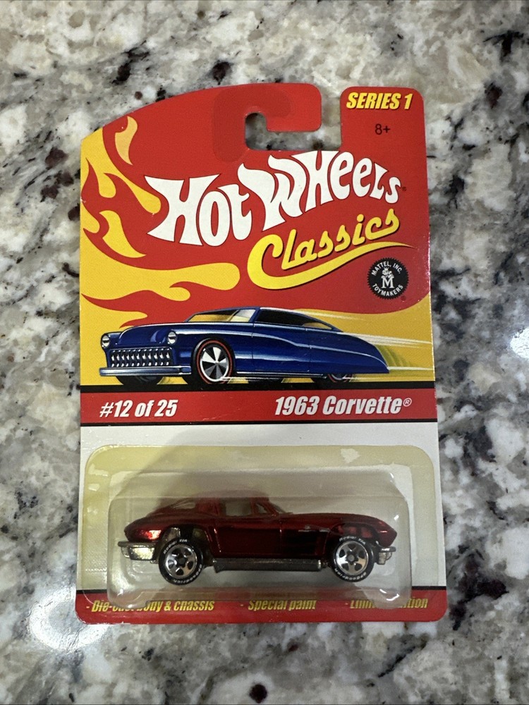 Hot Wheels Classics - 1963 Corvette - 2004 Series 1 #12 Of 25