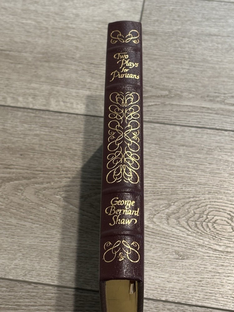 Easton Press George Bernard Shaw Two Plays For Puritans 100 Greatest Books Collectors Edition