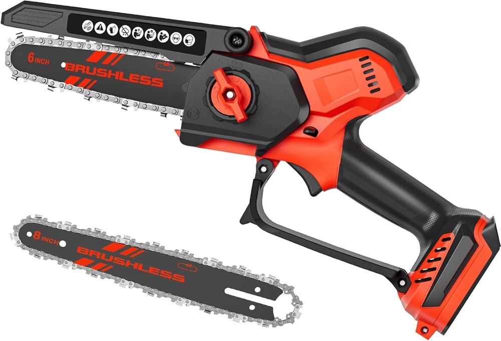 Rozlchar Mini Chainsaw Compatible For Milwaukee M18 18V(No Battery), 8-Inch And